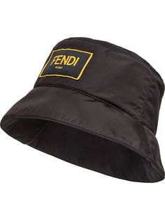 Fendi панама с нашивкой-логотипом