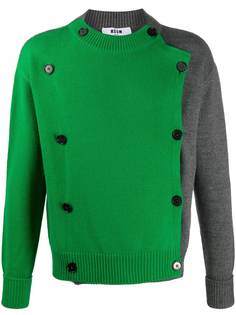 MSGM джемпер на пуговицах