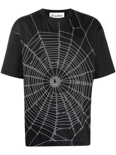 Etudes футболка Museum Spider с круглым вырезом