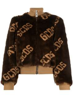 Gcds фактурная куртка-бомбер с логотипом