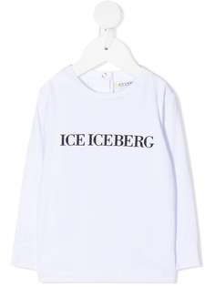 Iceberg Kids футболка с длинными рукавами и логотипом