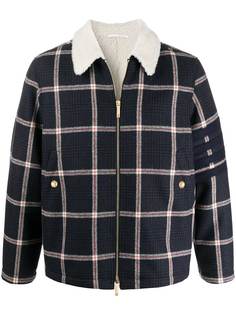 Thom Browne куртка с подкладкой из овчины