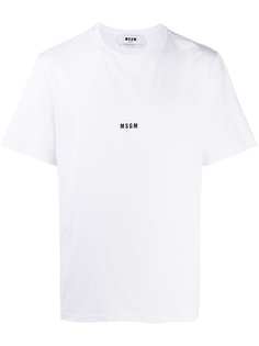 MSGM футболка с логотипом