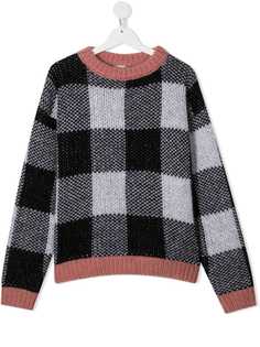 Woolrich Kids джемпер в клетку