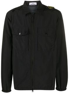 Stone Island куртка-рубашка на молнии