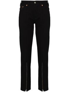 MM6 Maison Margiela джинсы скинни с молниями