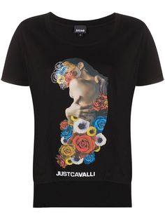 Just Cavalli футболка с графичным логотипом