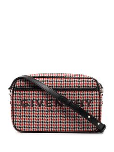Givenchy каркасная сумка в ломаную клетку