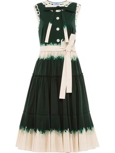 Prada платье миди с эффектом деграде