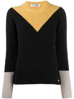 Courrèges джемпер в стиле колор-блок