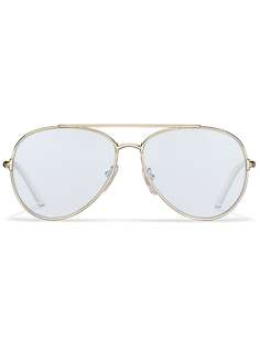 Prada Eyewear солнцезащитные очки-авиаторы Decode
