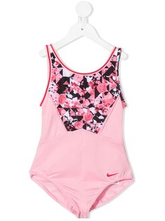 Nike Kids купальник с цветочным принтом