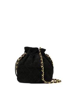 Chanel Pre-Owned сумка на плечо с кулиской и логотипом CC