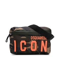 Dsquared2 Kids сумка-мессенджер Icon с камуфляжным принтом