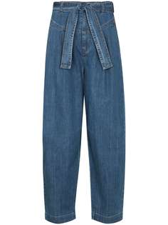 See by Chloé широкие джинсы с завязками