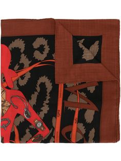 Hermès платок pre-owned с принтом Hermes