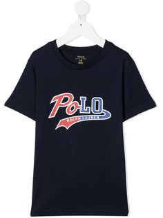 Ralph Lauren Kids футболка с круглым вырезом и логотипом