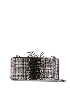 Karl Lagerfeld клатч Signature Minaudiere