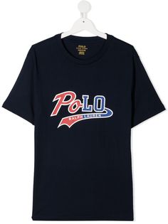 Ralph Lauren Kids футболка с круглым вырезом и логотипом