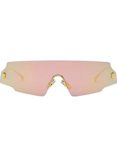 Fendi Eyewear солнцезащитные очки-авиаторы с эффектом градиента