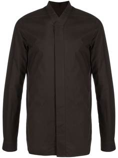 Rick Owens рубашка с воротником-стойкой