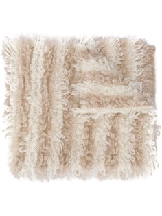 Brunello Cucinelli вязаный шарф в полоску