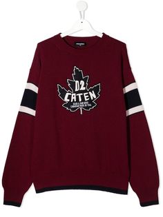 Dsquared2 Kids свитер с вышитым логотипом