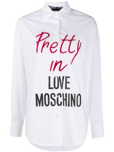 Love Moschino рубашка Pretty In