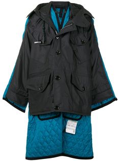 Maison Mihara Yasuhiro многослойное стеганое пальто