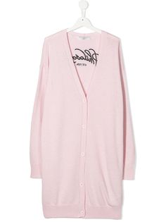 Philosophy Di Lorenzo Serafini Kids кардиган-пальто с логотипом на спине
