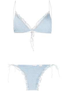 Oséree бикини с оборками и блестками