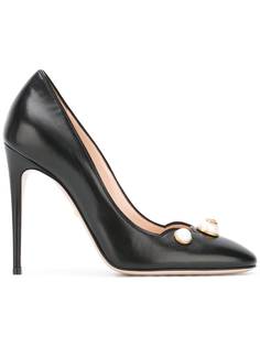 Gucci туфли с жемчужными деталями
