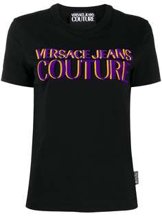 Versace Jeans Couture футболка с круглым вырезом и логотипом