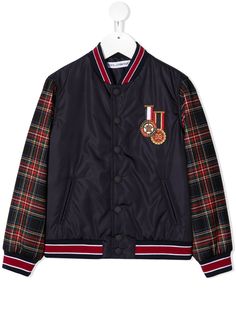 Dolce & Gabbana Kids куртка с нашивкой