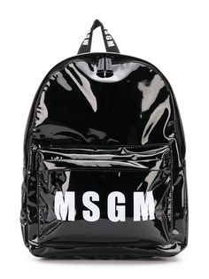 Msgm Kids рюкзак из ПВХ с логотипом