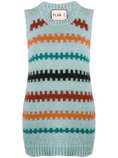 Plan C полосатый жилет