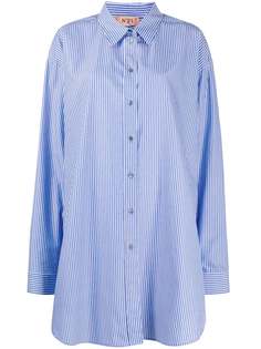 Nº21 полосатая рубашка оверсайз