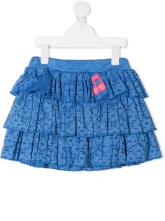 Mini Rodini кружевная юбка с оборками