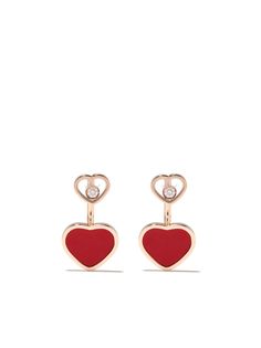 Chopard серьги Happy Hearts из розового золота