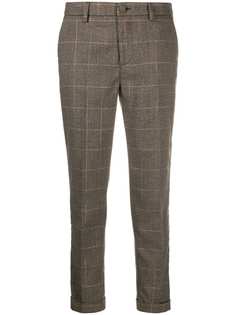 LIU JO укороченные брюки в клетку