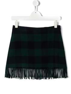 Il Gufo юбка мини с бахромой