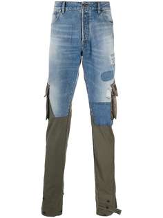 Paul & Shark брюки прямого кроя со вставками Paul&Shark