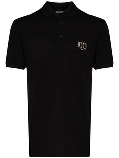 Dolce & Gabbana рубашка поло с логотипом DG