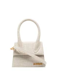 Jacquemus beige Le Chiquito Moyen linen bag