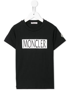 Moncler Enfant футболка с логотипом