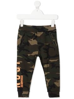 Dsquared2 Kids спортивные брюки Icon с камуфляжным принтом