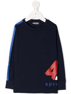 Cesare Paciotti 4Us Kids топ с длинными рукавами и логотипом