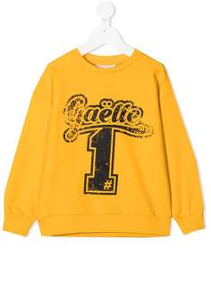 Gaelle Paris Kids толстовка с круглым вырезом и логотипом