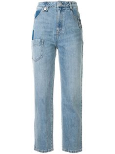 PortsPURE джинсы с контрастными вставками