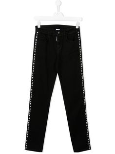 Gaelle Paris Kids джинсы прямого кроя с логотипом